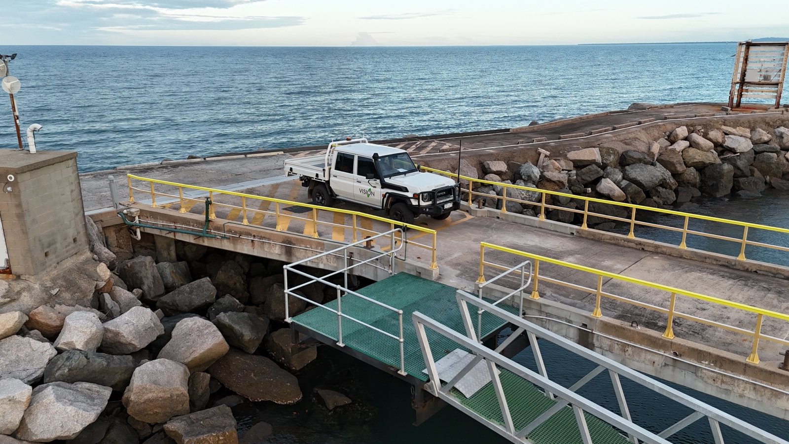 Vision Constructions on a North Queensland marine project